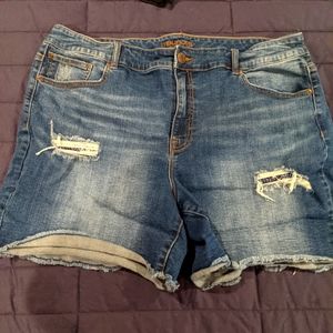 Maurices high rise shorts. Never worn